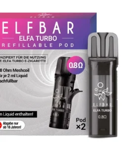 Elf Bar Elfa Turbo Leerpod 0,8 Ohm ( 2x )