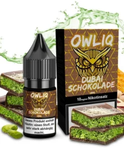 OWLIQ – Dubai Schokolade Nikotinsalz Liquid