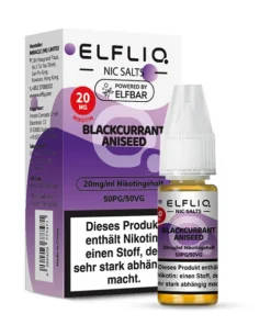 Elfliq Blackcurrant Aniseed 10ml Nikotinsalzliquid
