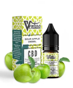Fruity Premium CBD E-Liquid Sour Apple Diesel
