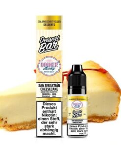 Dinner Lady – Dessert Bar San Sebastian Cheesecake Nikotinsalz Liquid