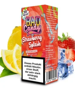 Bad Candy – Strawberry Splash Nikotinsalz Liquid