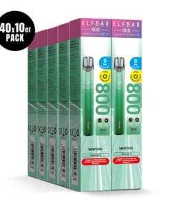 Elfbar – 800 – Einweg E-Zigarette – 0mg – Nikotinfrei – (VE= 10 Stück) Displaykarton – Watermelon