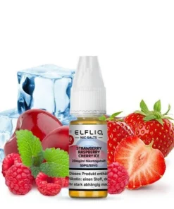 ELFBAR ELFLIQ – Strawberry Raspberry Cherry Ice Nikotinsalz Liquid