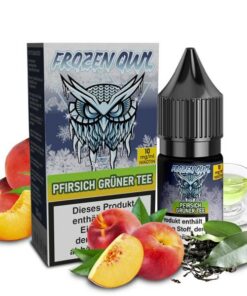 Frozen OWL – Pfirsich Grüner Tee Nikotinsalz Liquid