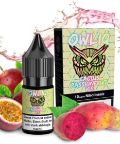 OWLIQ – Cactus Passionfruit Ice Nikotinsalz Liquid