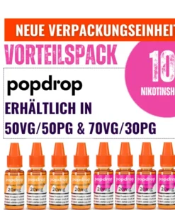 POPDROP Nikotinshot / Nikotinbooster – Vorteilspack