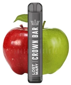 CROWN BAR by Al Fakher x Lost Mary – Einweg E-Zigarette – Double Apple – 20mg – CP