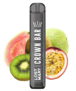 CROWN BAR by Al Fakher x Lost Mary – Einweg E-Zigarette – Kiwi Passion Fruit Guava – 20mg – CP