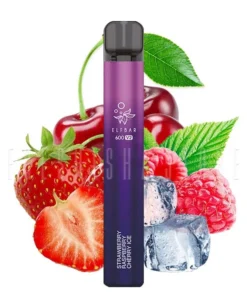 Elfbar – 600 V2 – Einweg E-Zigarette – Strawberry Raspberry Cherry Ice – 20mg – CP