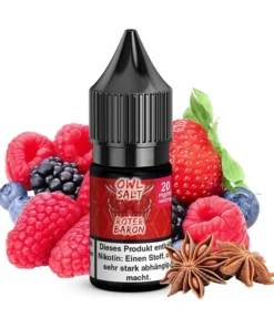 OWL Salt – Roter Baron – Nikotinsalz Liquid – 10ml – 20mg