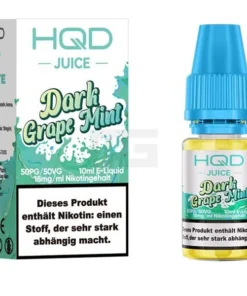 HQD – Juice – Dark Grape Mint – Nikotinsalz Liquid – 10ml – 18mg
