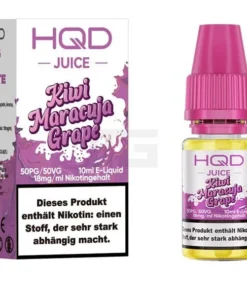 HQD – Juice – Kiwi Maracuja Grape – Nikotinsalz Liquid – 10ml – 18mg