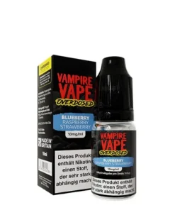 Vampire Vape – Overdosed – Nikotinsalz-Liquid – 10ml – Cherry Raspberry Apple | Nikotinsalz-Stärke : 20mg