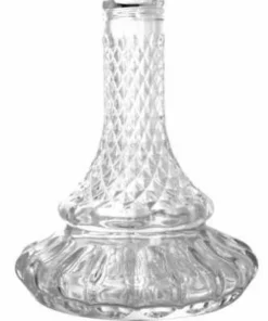 Kaya Shisha Ersatzglas – Clear Crystal Ø42mm ohne Gewinde