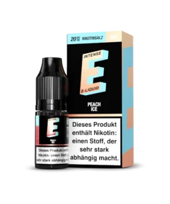 E Intense Peach Ice 10 ml Nikotinsalz Liquid