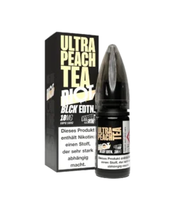 Riot Squad Blck Edition Ultra Peach Tea 10 ml NicSalt Liquid 10 mg