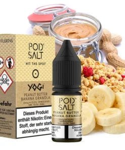 Pod Salt Liquid Peanut Butter Banana Granola Nikotinsalz