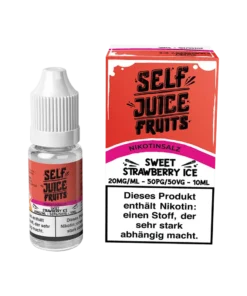 Self Juice Strawberry Ice 10 ml Nikotinsalz Liquid – 20 mg