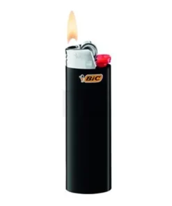 BIC – Maxi J26 – Reibradfeuerzeug – Neutral – Schwarz