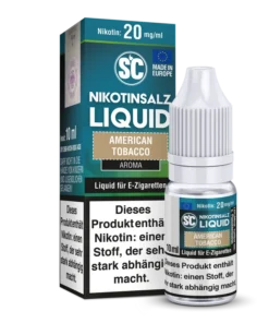SC Nic Salt – American Tobacco – 10ml