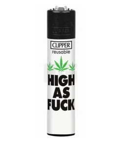 Clipper – Feuerzeug – Weed Slogan 15 – 2v4 High AF – wiederverwendbar