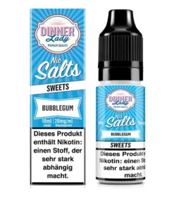 Liquid Nikotinsalz 50/50 – Bubblegum Ice Dinner Lady 10ml