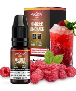 *ABVERKAUF* Liquid Nikotinsalz Himbeer Limonade Avoria 10ml