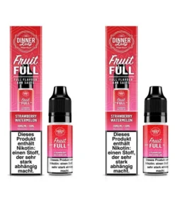 *ABVERKAUF* Liquid Nikotinsalz Fruit Full – Strawberry Watermelon Dinner Lady 10ml