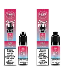 *ABVERKAUF* Liquid Nikotinsalz Fruit Full – Cherry Ice Dinner Lady 10ml