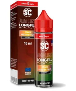 Aroma (Longfill) Peach Passion Fruit v2 SC Red Line 10ml (60ml Flasche)