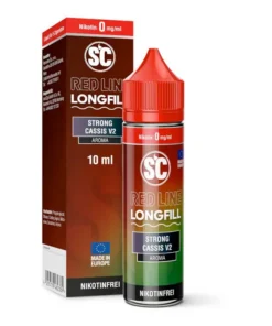 Aroma (Longfill) Strong Cassis v2 SC Red Line 10ml (60ml Flasche)
