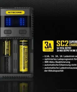 Ladegerät SC2 SUPERB 1x 3000mA Nitecore