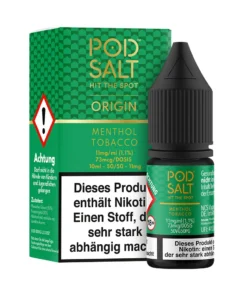 Liquid Menthol Tobacco – Pod Salt Origin Nikotinsalz