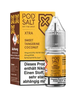Liquid Sweet Tangerine Coconut – Pod Salt Xtra Nikotinsalz