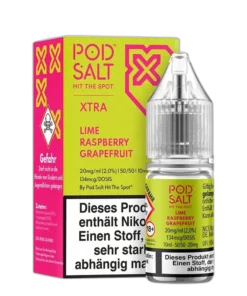 Liquid Lime Grapefruit Raspberry – Pod Salt Xtra Nikotinsalz