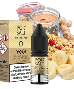 Liquid Peanut Butter Banana Granola – Pod Salt Fusion Nikotinsalz