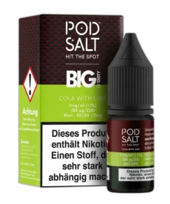 Liquid Cola with Lime – Pod Salt Fusion Nikotinsalz