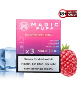 Magic Puff Raspberry Chill Pods