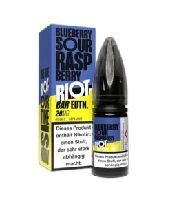 Liquid Blueberry Sour Raspberry – RIOT BAR EDTN Nikotinsalz