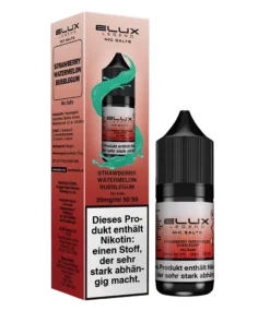 Liquid Strawberry Watermelon Bubblegum – Elux Nikotinsalz