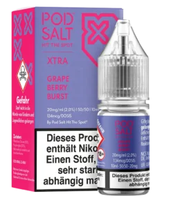 Liquid Grape Berry Burst – Pod Salt Xtra Nikotinsalz