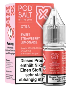 Liquid Sweet Strawberry Lemonade – Pod Salt Xtra Nikotinsalz