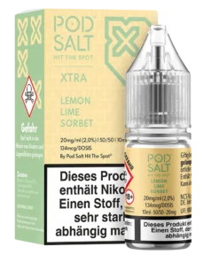 Liquid Lemon Lime Sorbet – Pod Salt Xtra Nikotinsalz