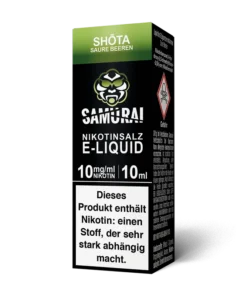 Liquid Shota Saure Beeren – Samurai Nikotinsalz