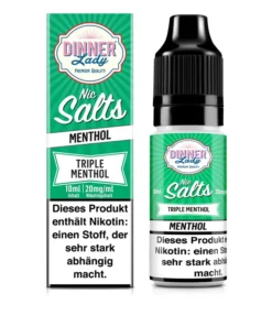 Liquid Triple Menthol – Dinner Lady Nikotinsalz