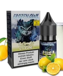 Liquid Buttermilch Zitrone – Frozen OWL Nikotinsalz