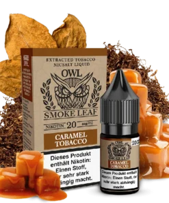 Liquid Caramel Tobacco – OWL Smoke Leaf Nikotinsalz