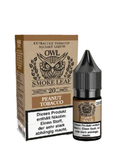 Nikotinsalz Liquid Peanut Tobacco – OWL Smoke Leaf