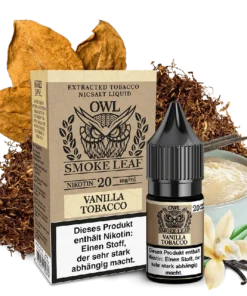 Liquid Vanilla Tobacco – OWL Smoke Leaf Nikotinsalz